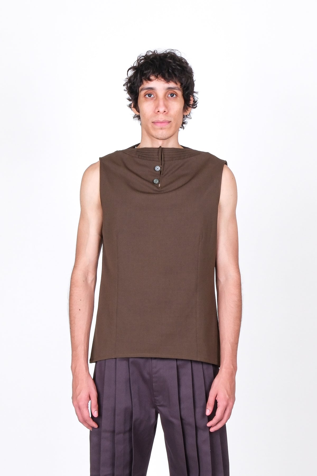 Draped Shoulder Top