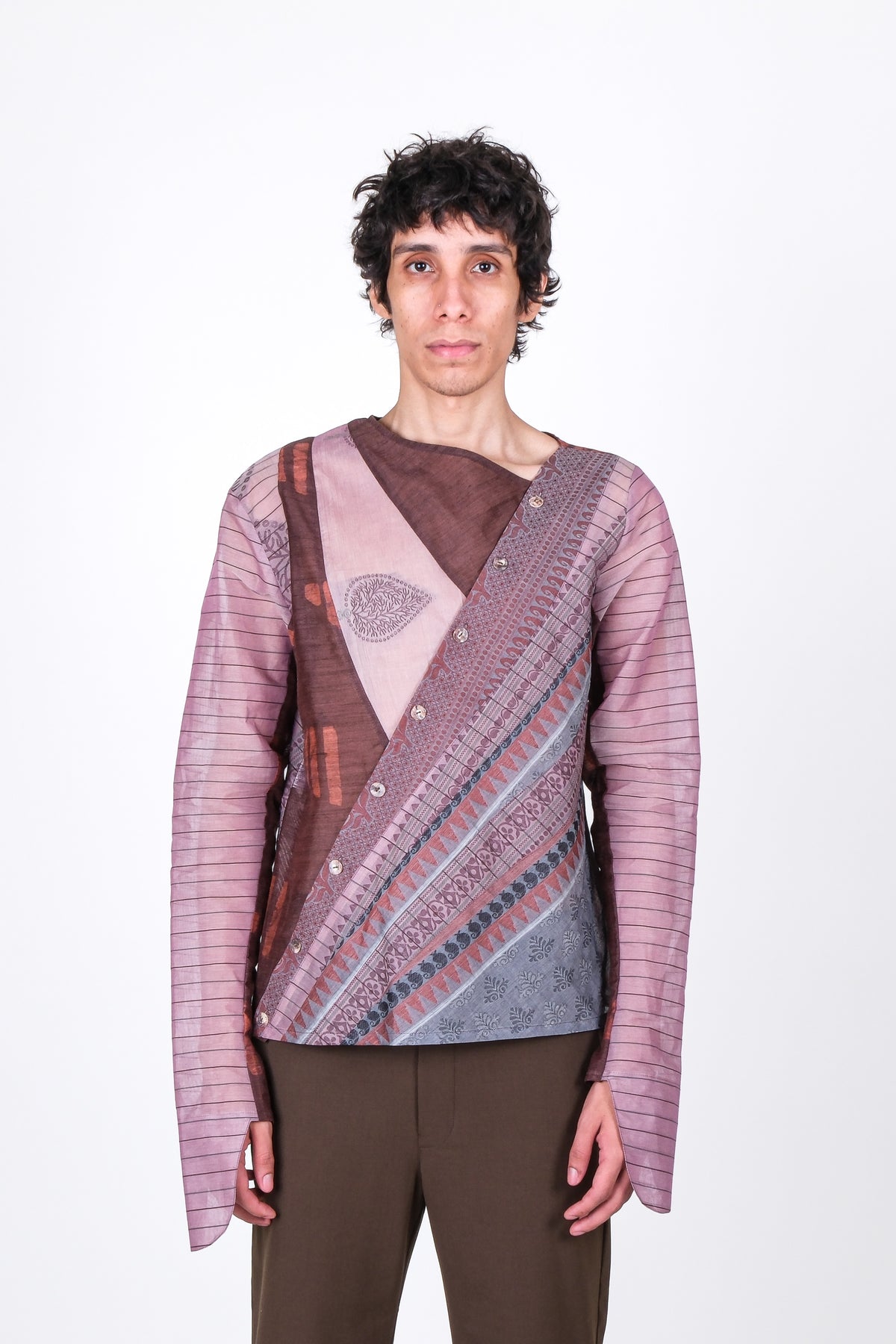 One of One Heirloom Sari Top