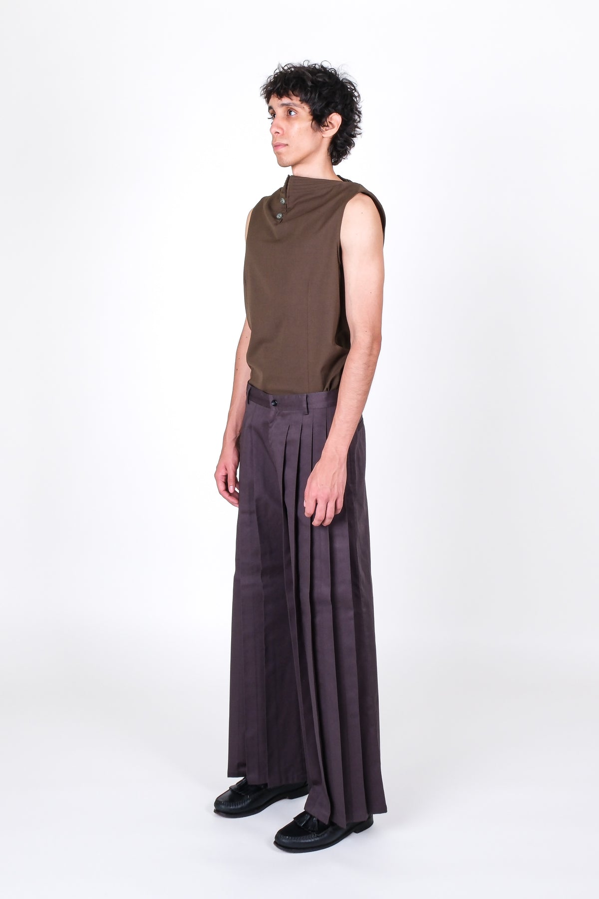 Deep Pleated Trousers