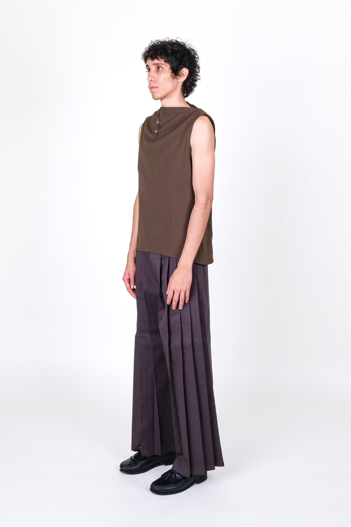 Draped Shoulder Top