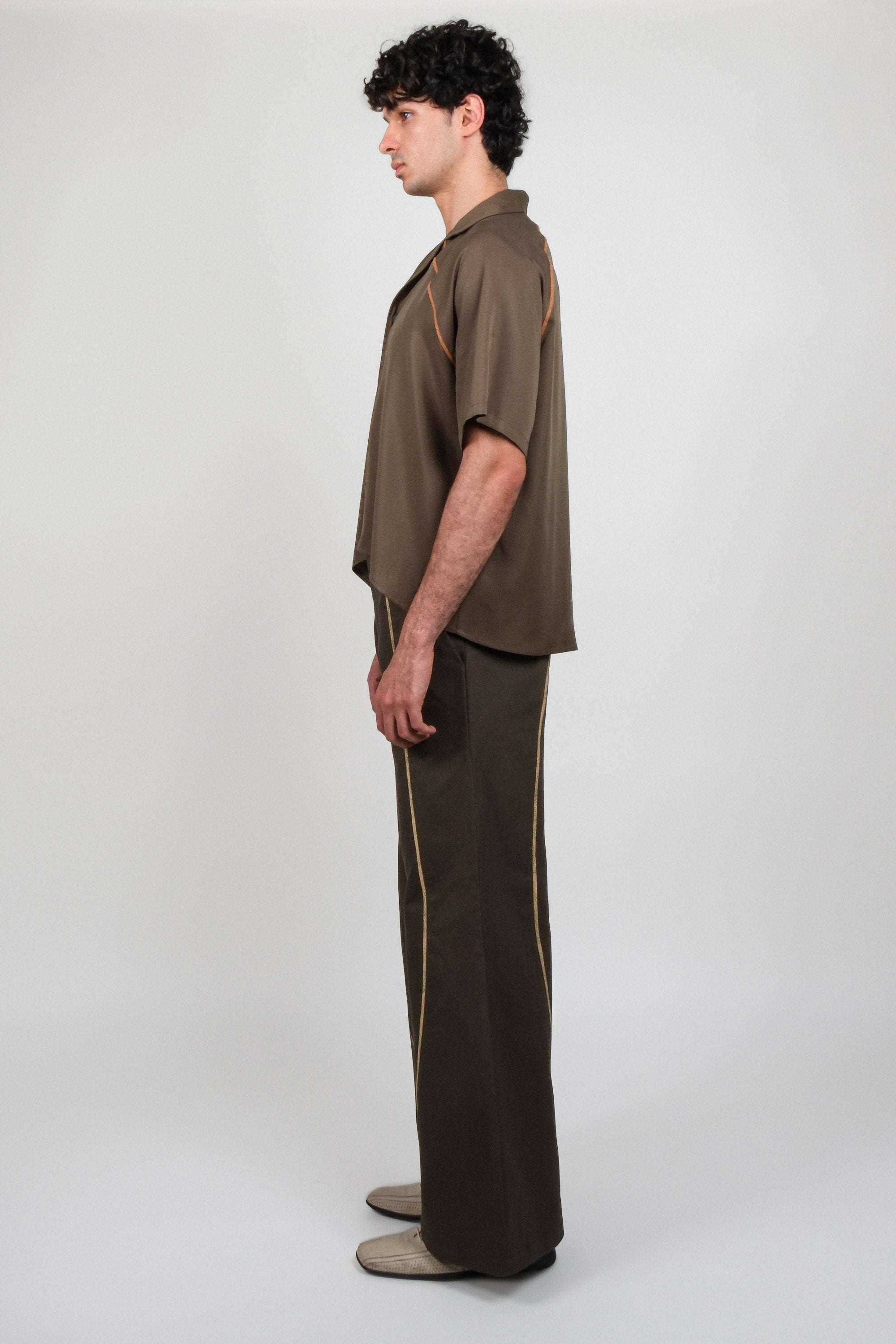 Raglan Sleeve Bowling Shirt