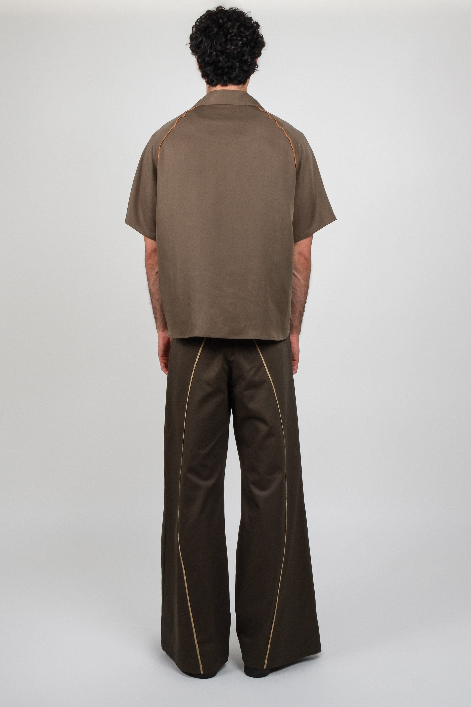 Raglan Sleeve Bowling Shirt