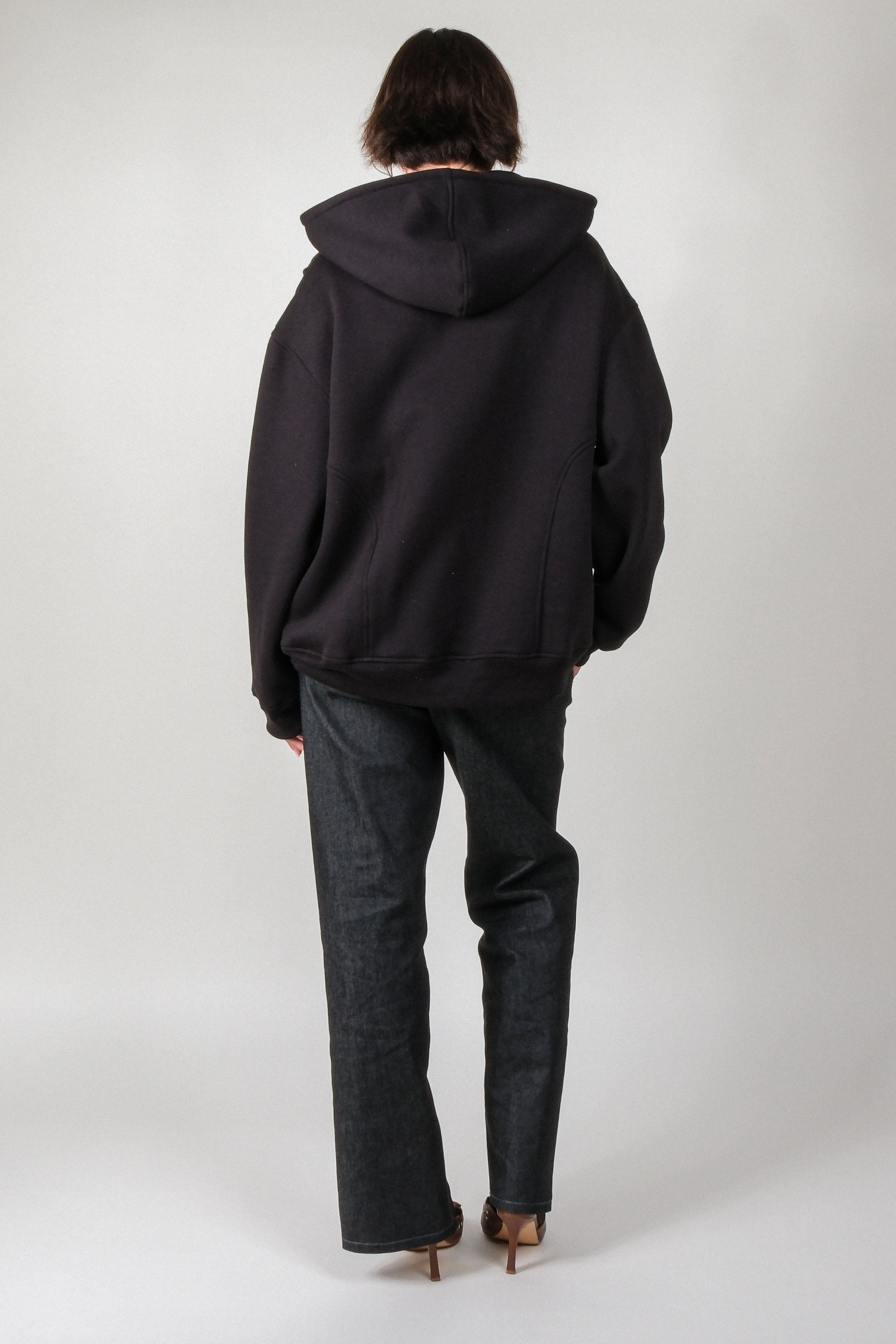 Draped Shoulder Hoodie