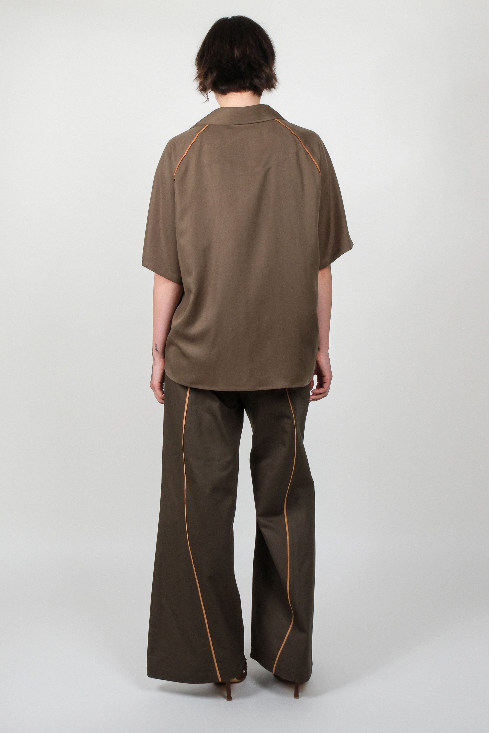 Raglan Sleeve Bowling Shirt