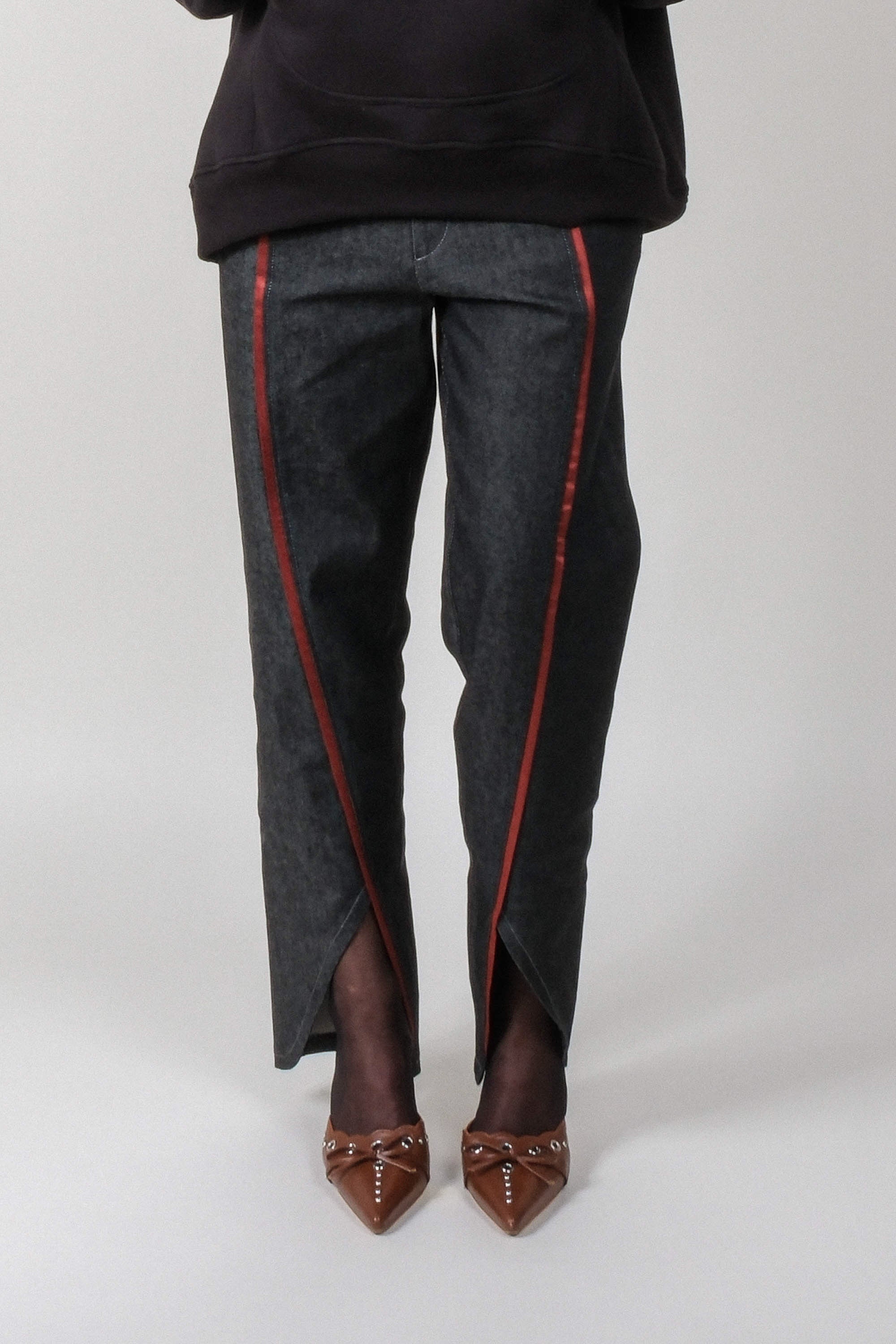 Straight Denim Trousers