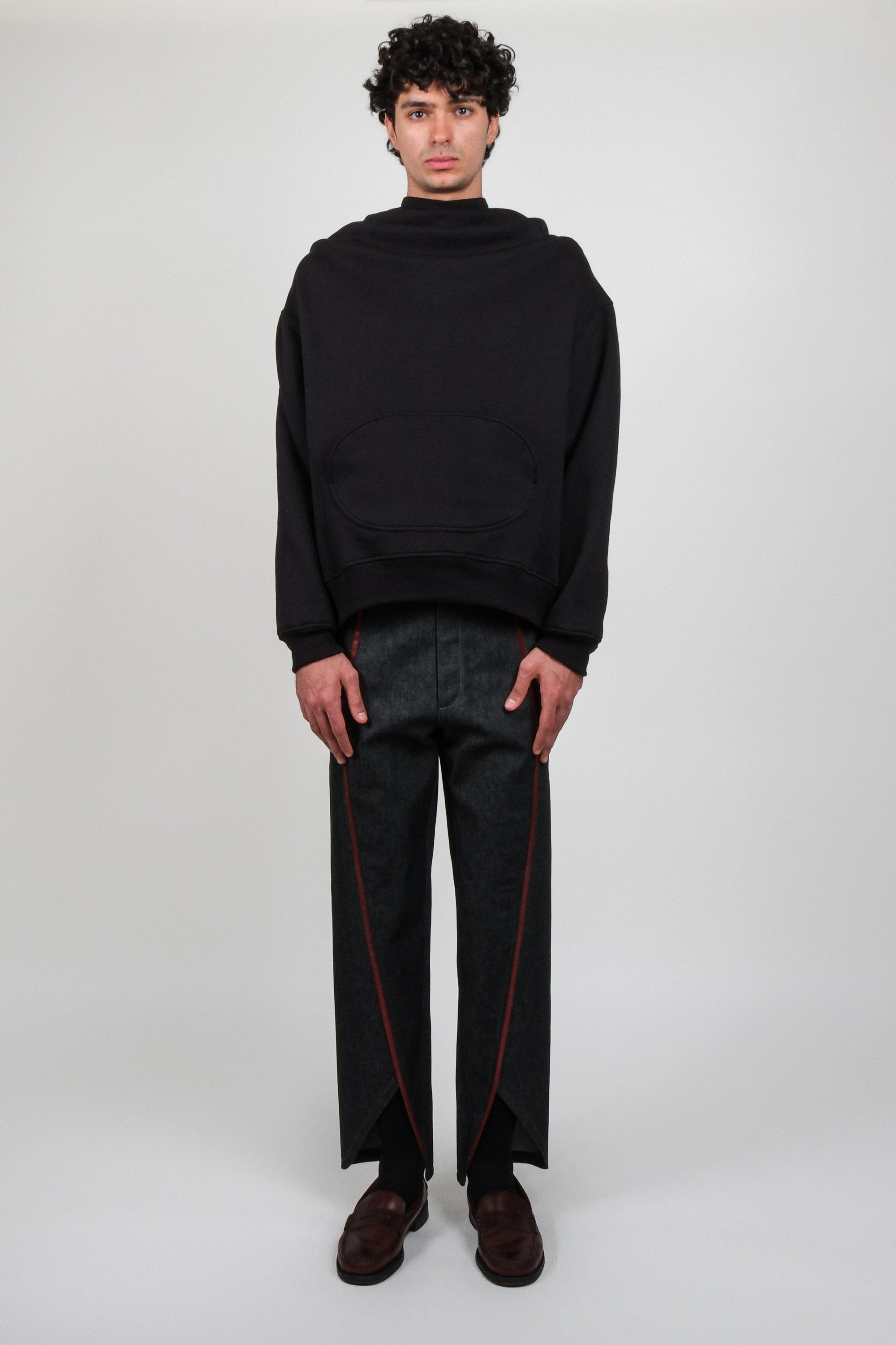 Straight Denim Trousers