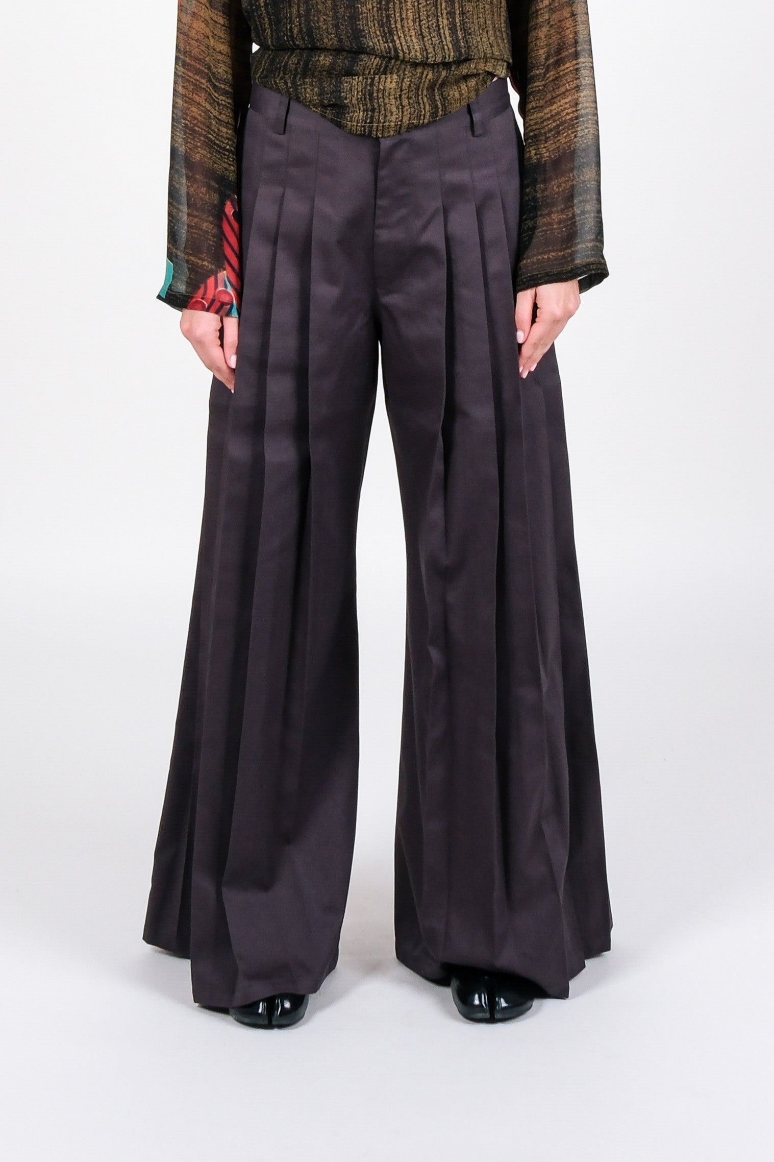 Deep Pleated Trousers