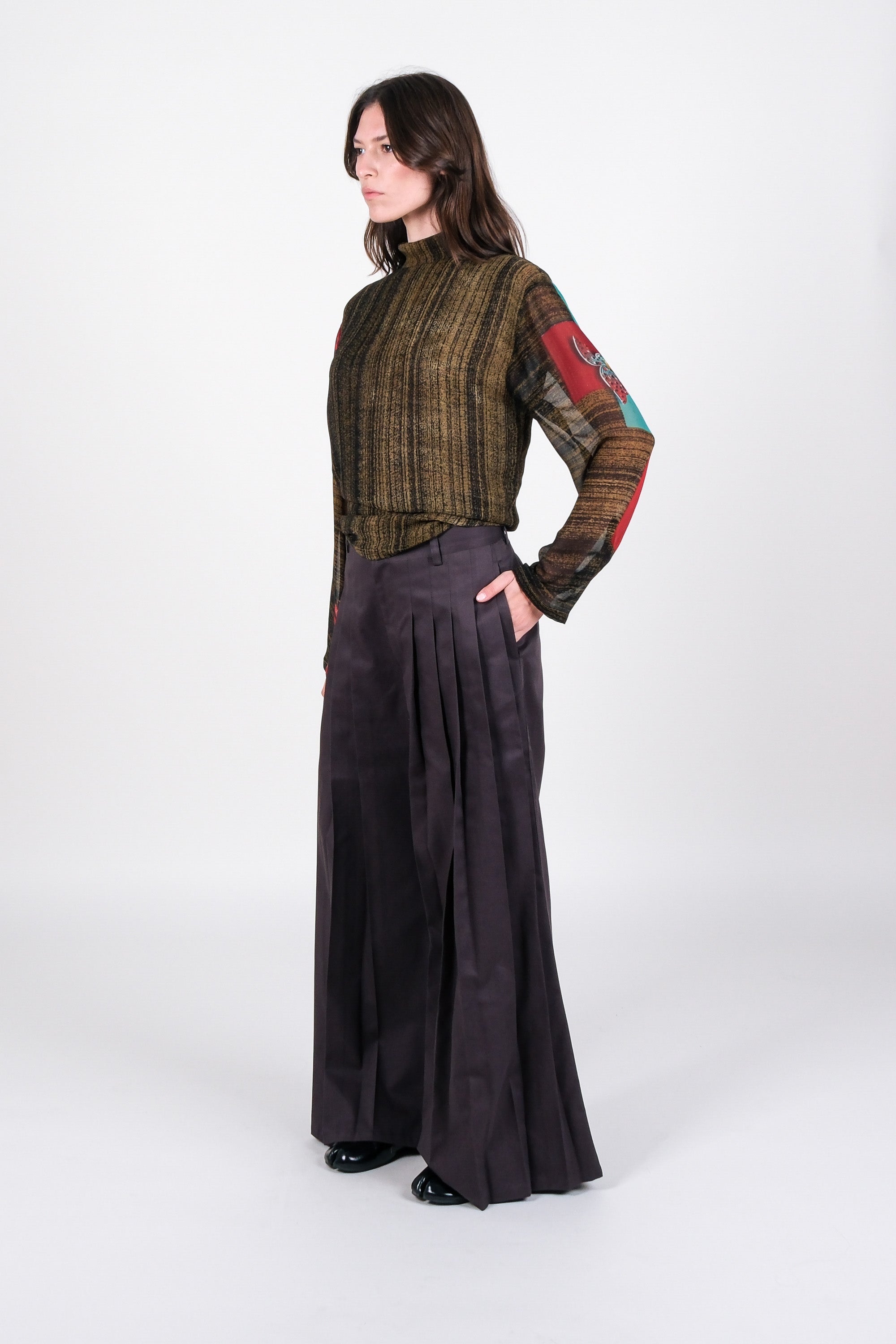Deep Pleated Trousers