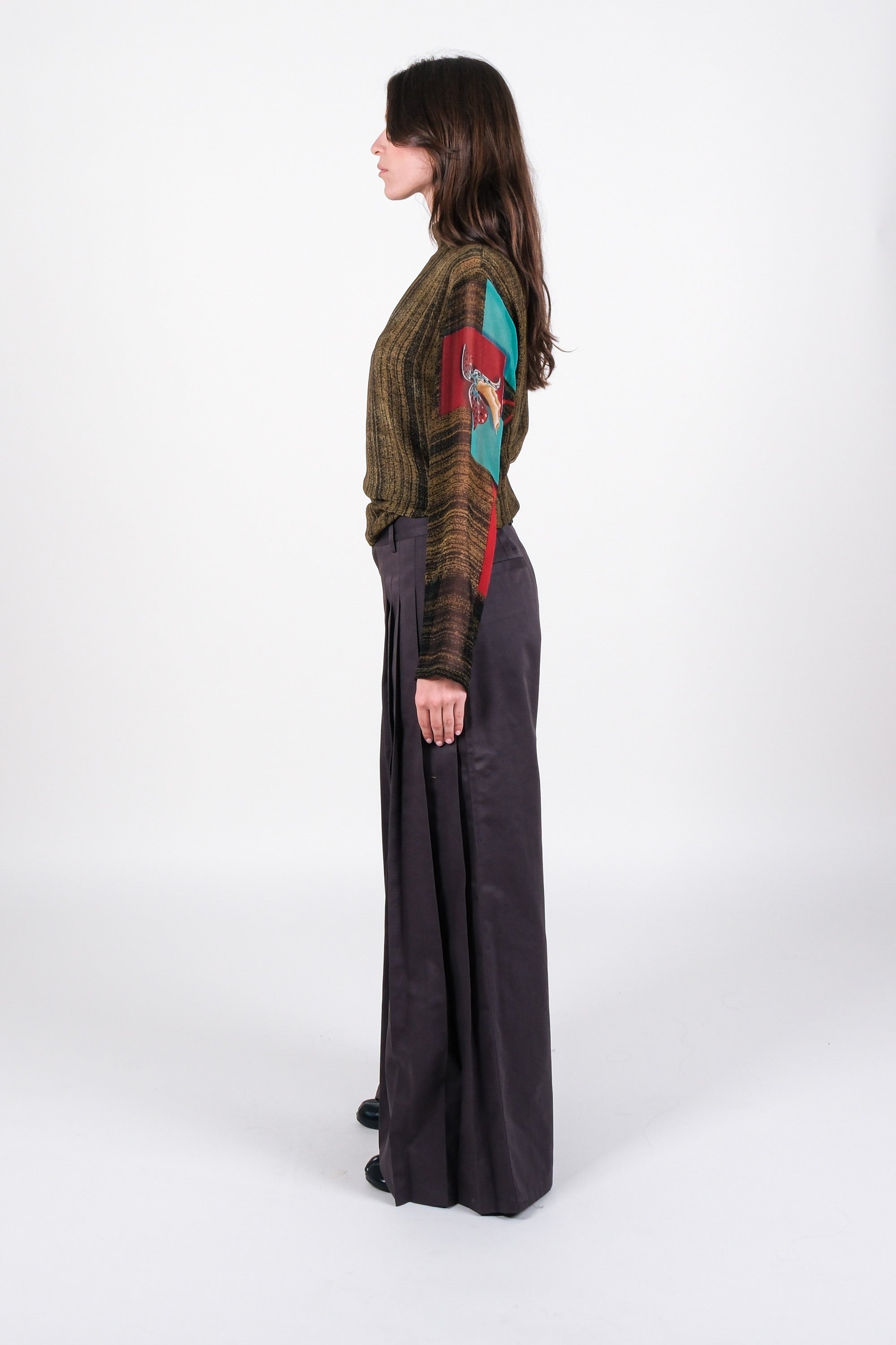 Deep Pleated Trousers