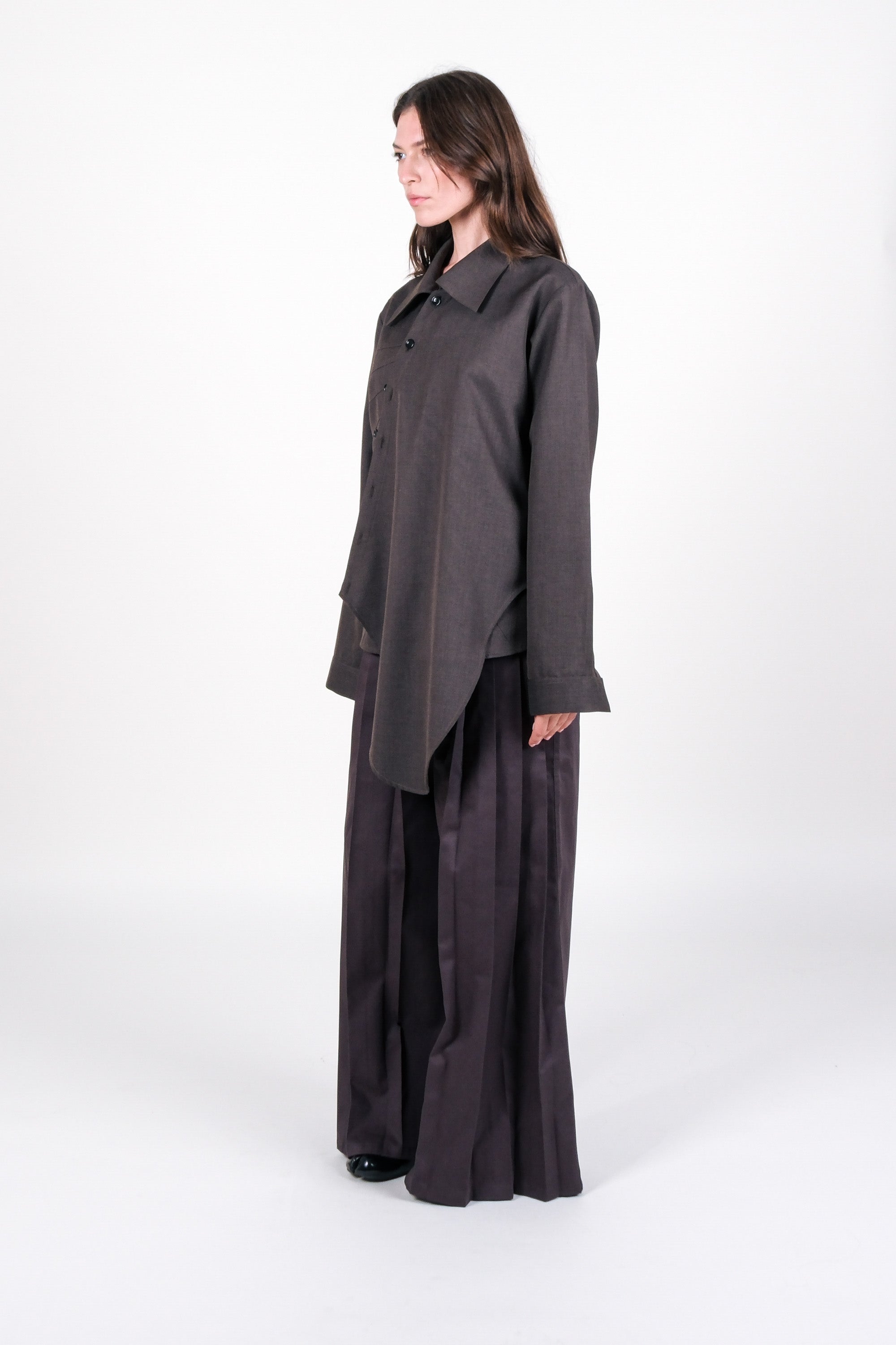 Asymmetric Layered Shirt