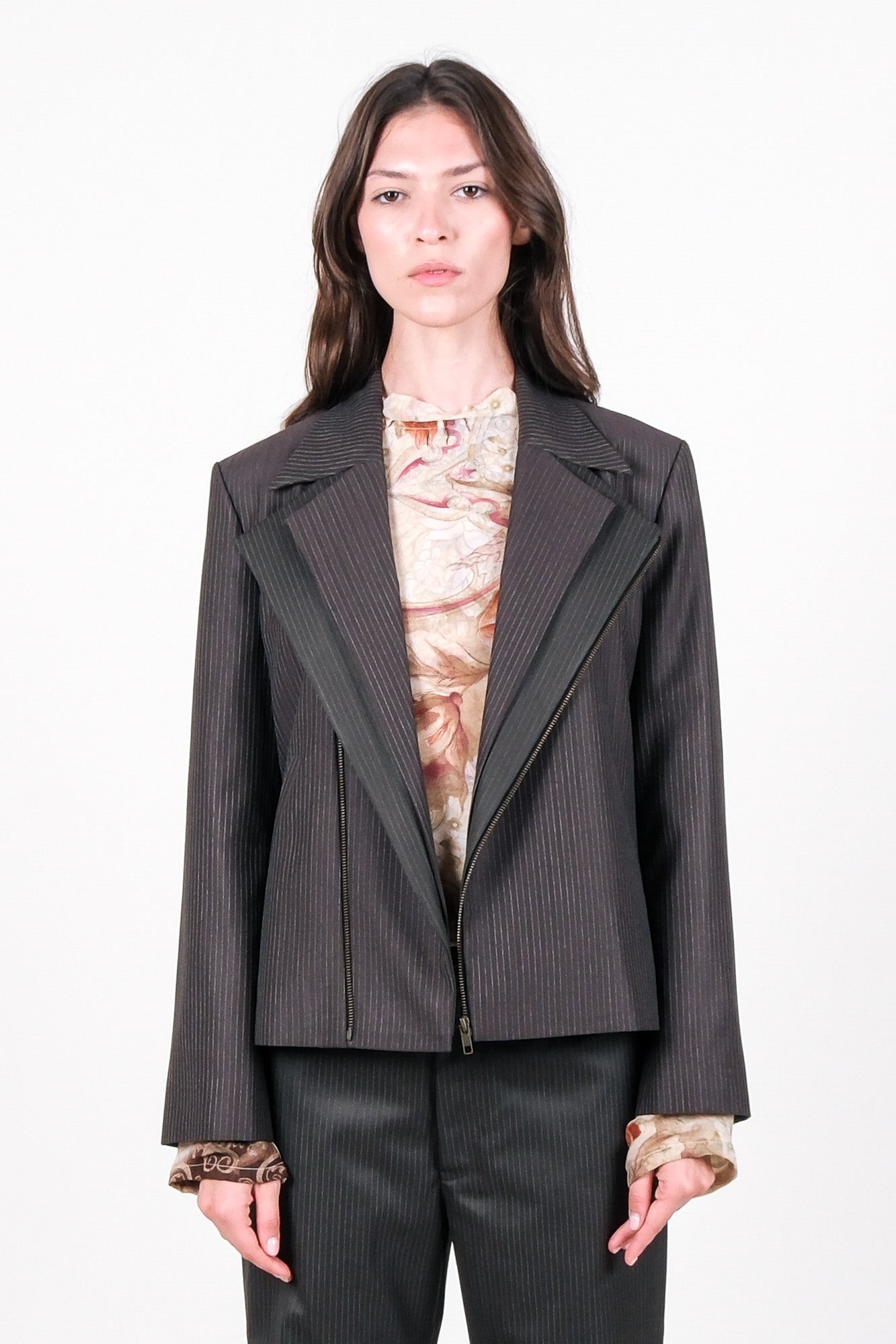 Double Breasted Biker Jacket