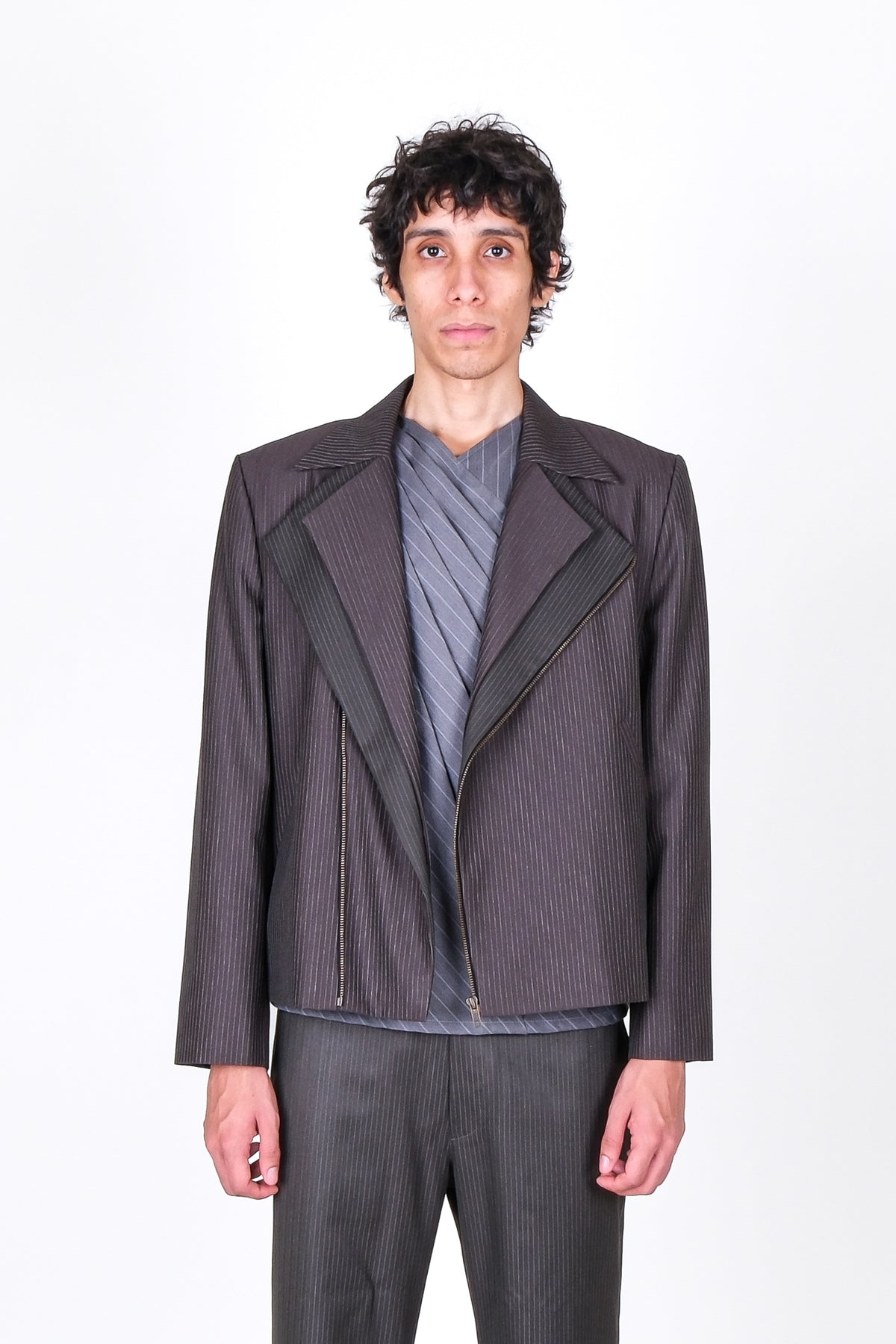 Double Breasted Biker Jacket