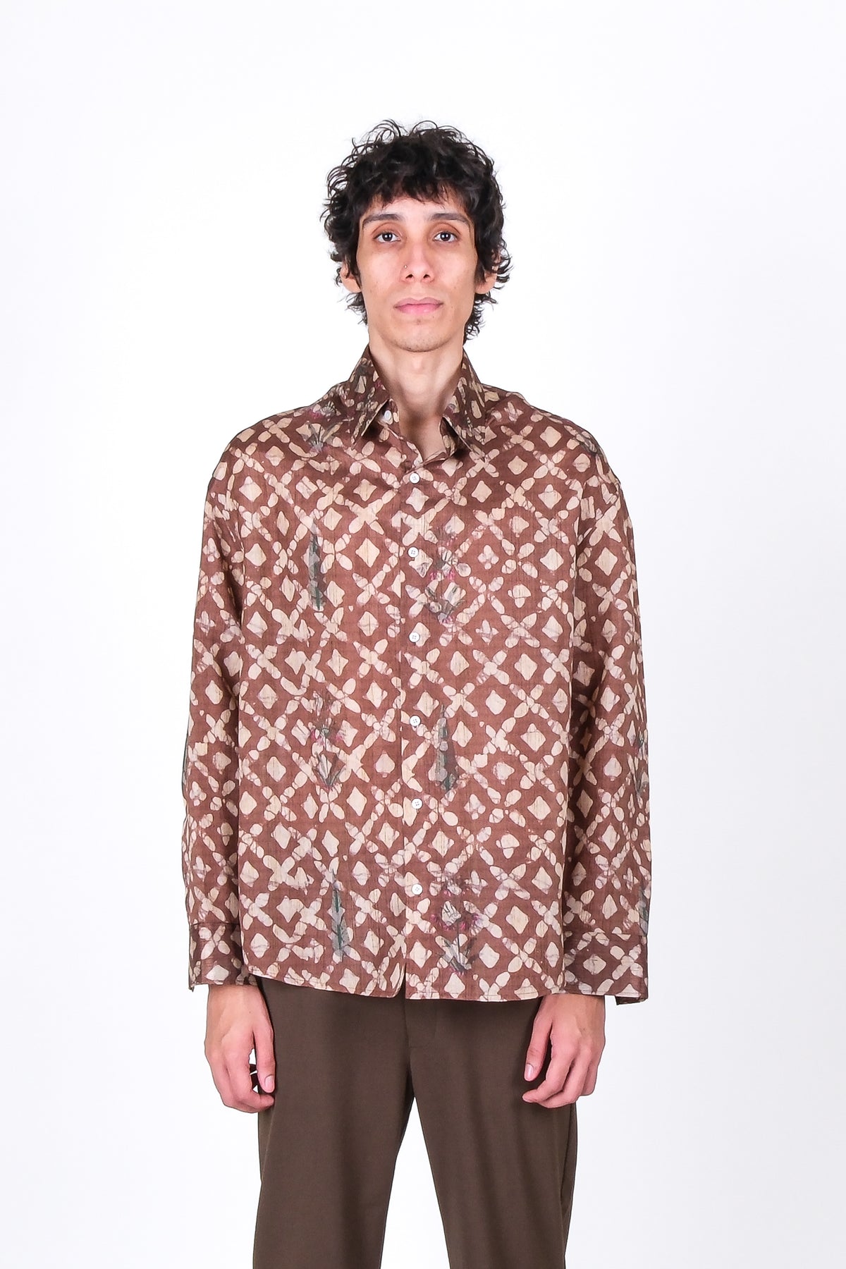 One of One Heirloom Sari Shirt