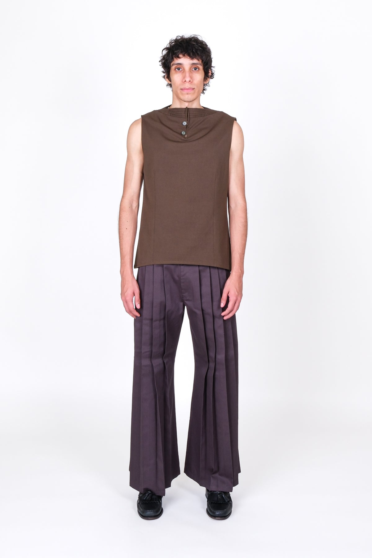 Deep Pleated Trousers