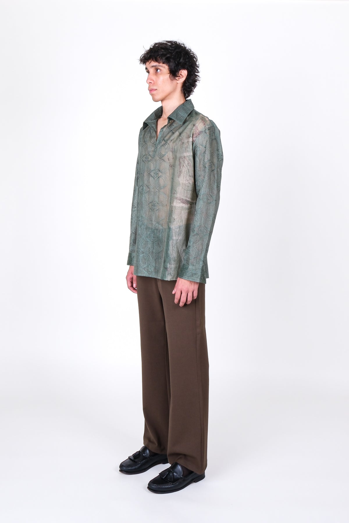 One of One Heirloom Sari Shirt