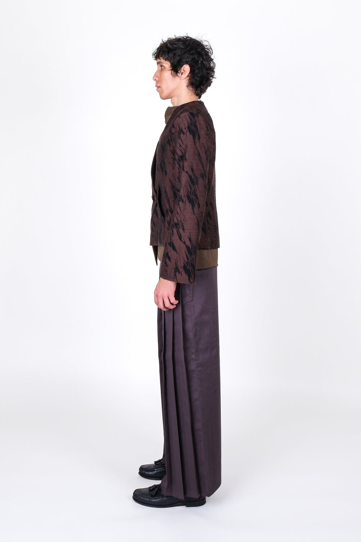 Asymmetric Button Jacket