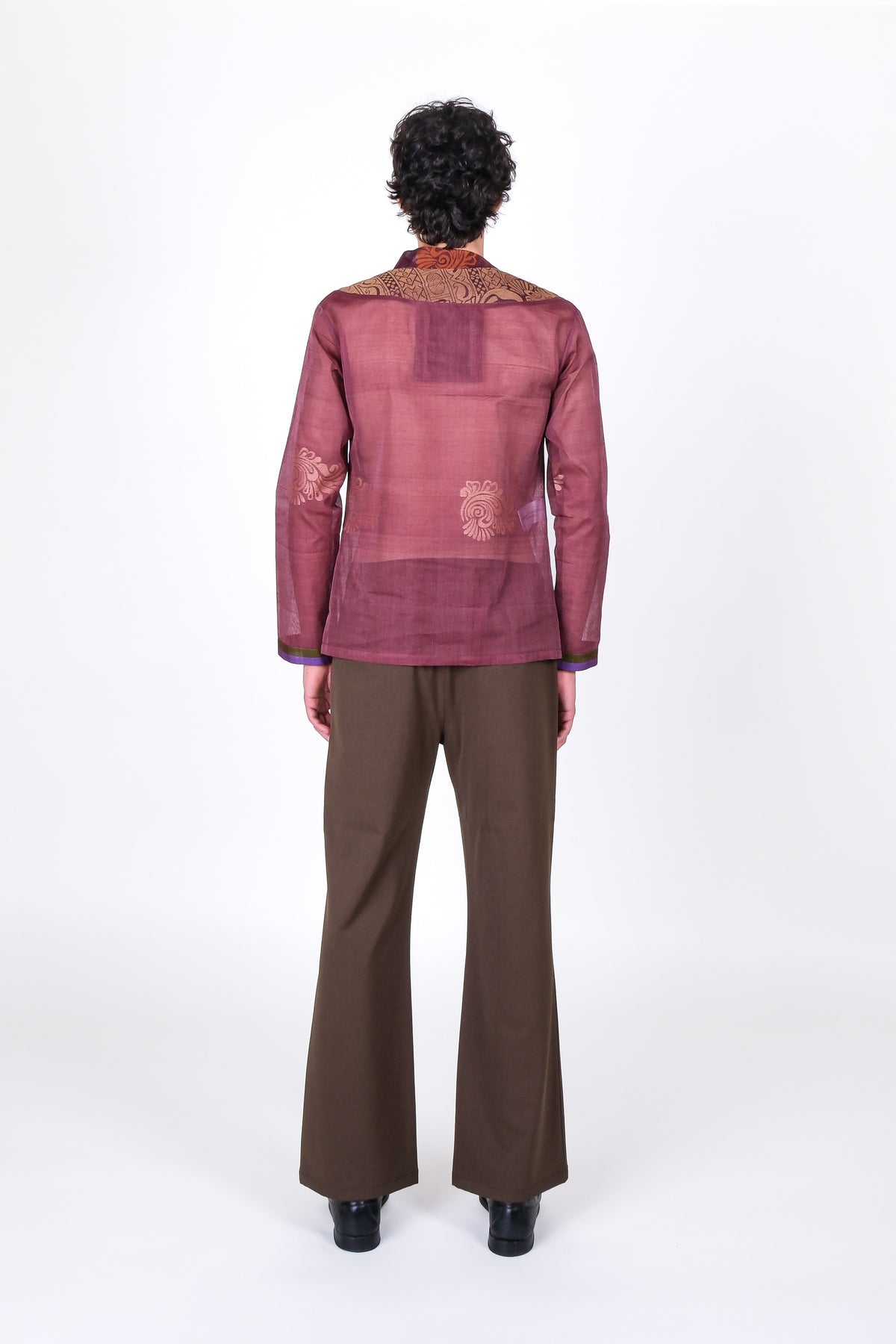 One of One Heirloom Sari Top