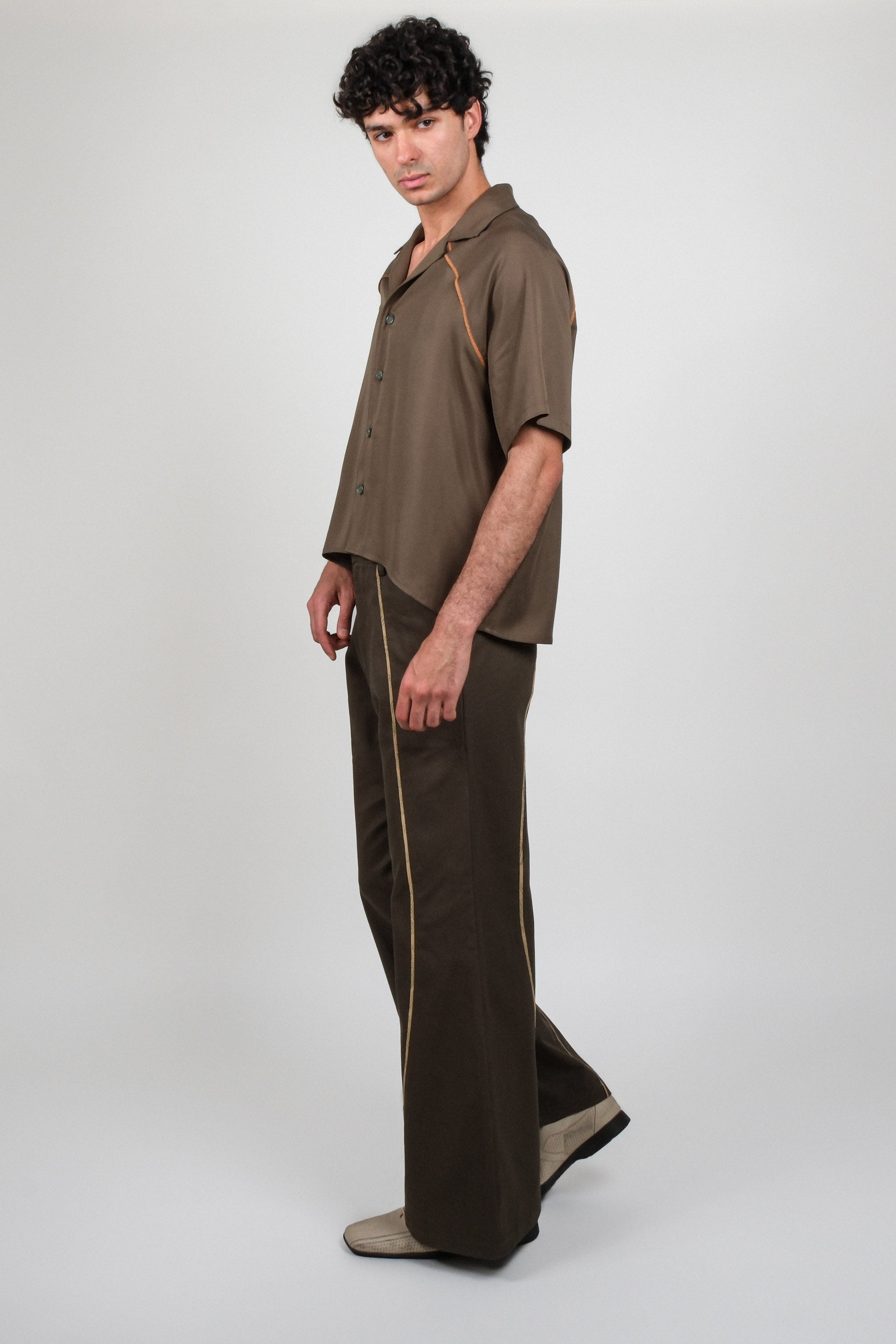 Raglan Sleeve Bowling Shirt