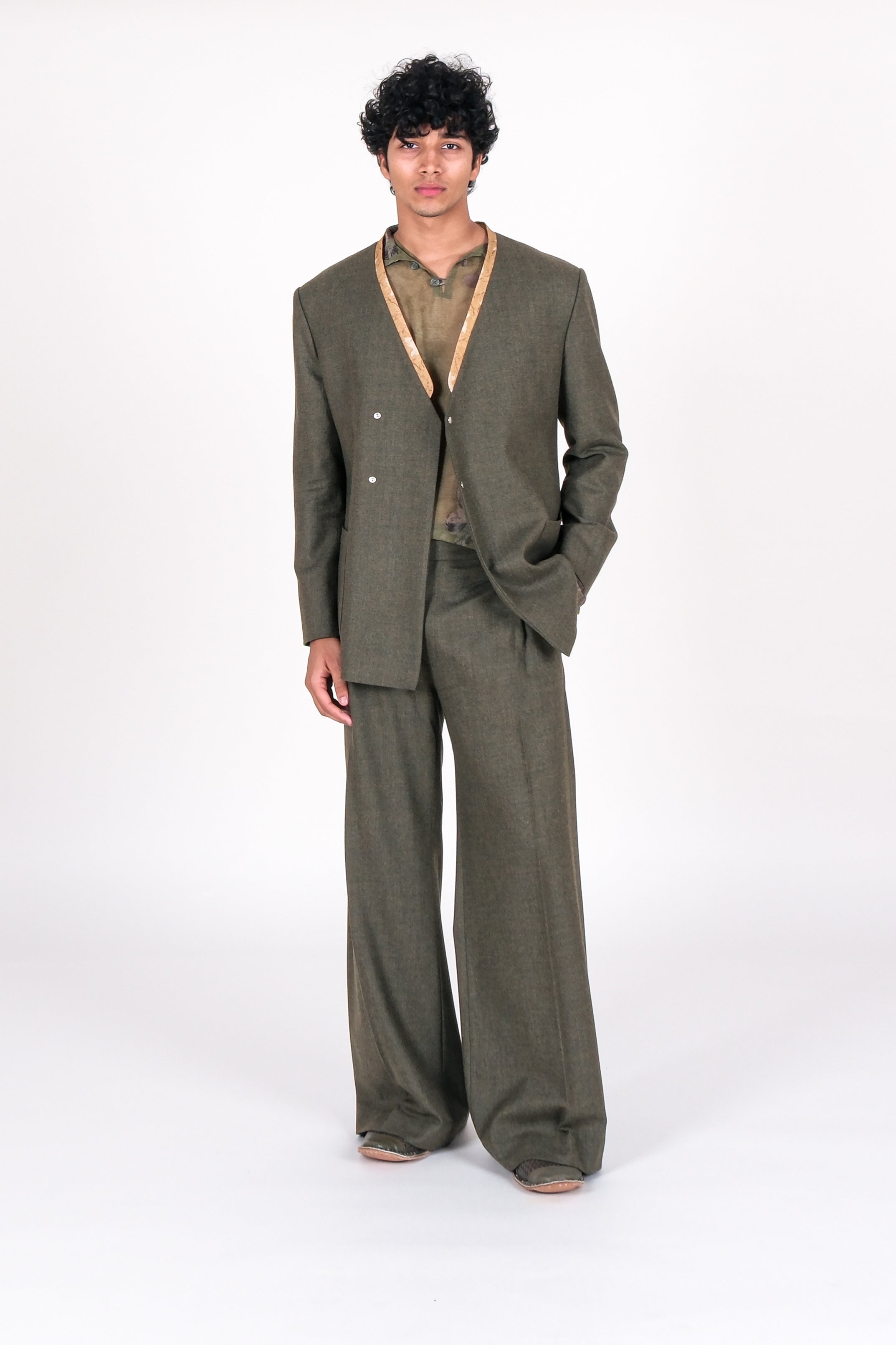 Classic Pleated Trousers