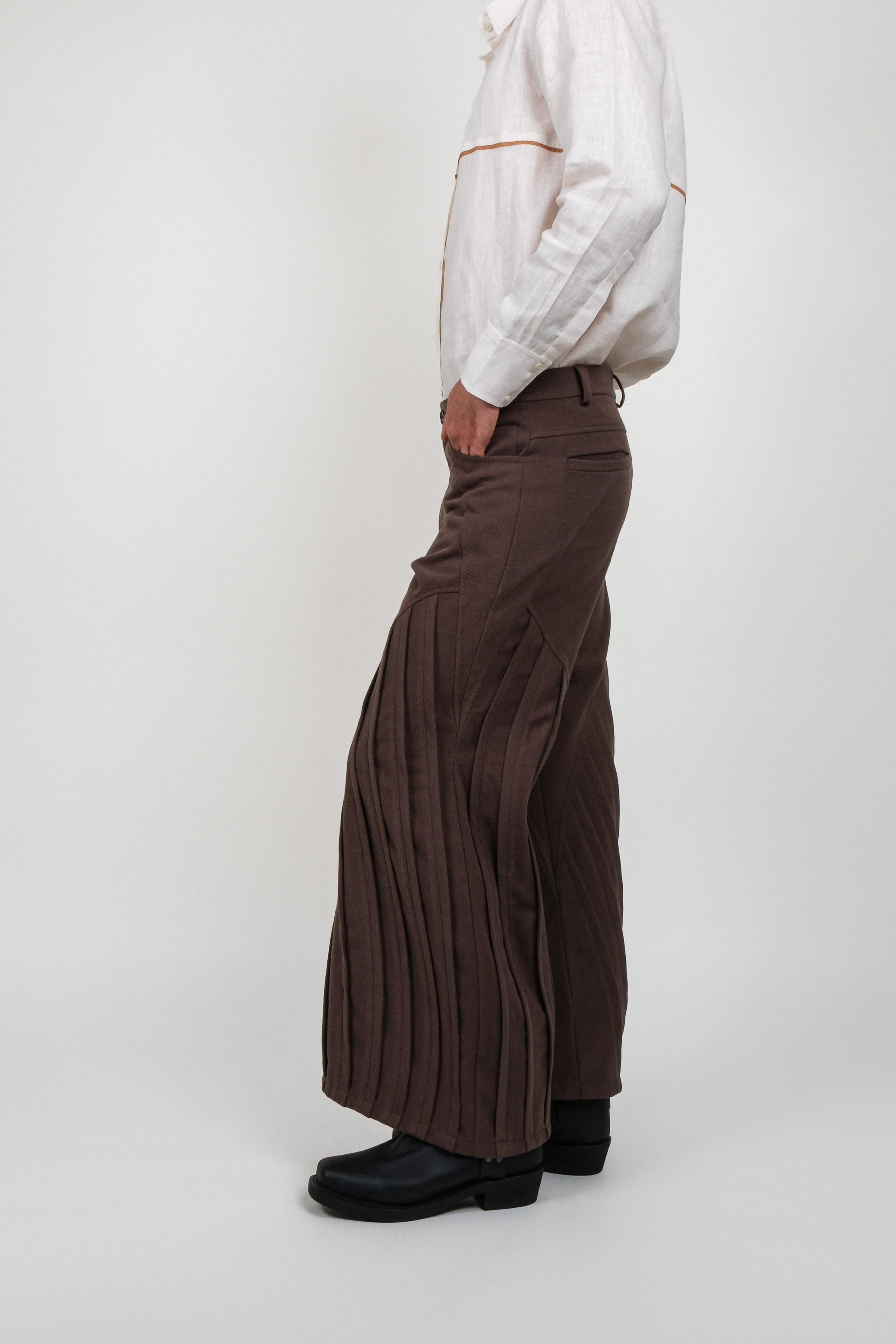 Piping Sculpture Trousers