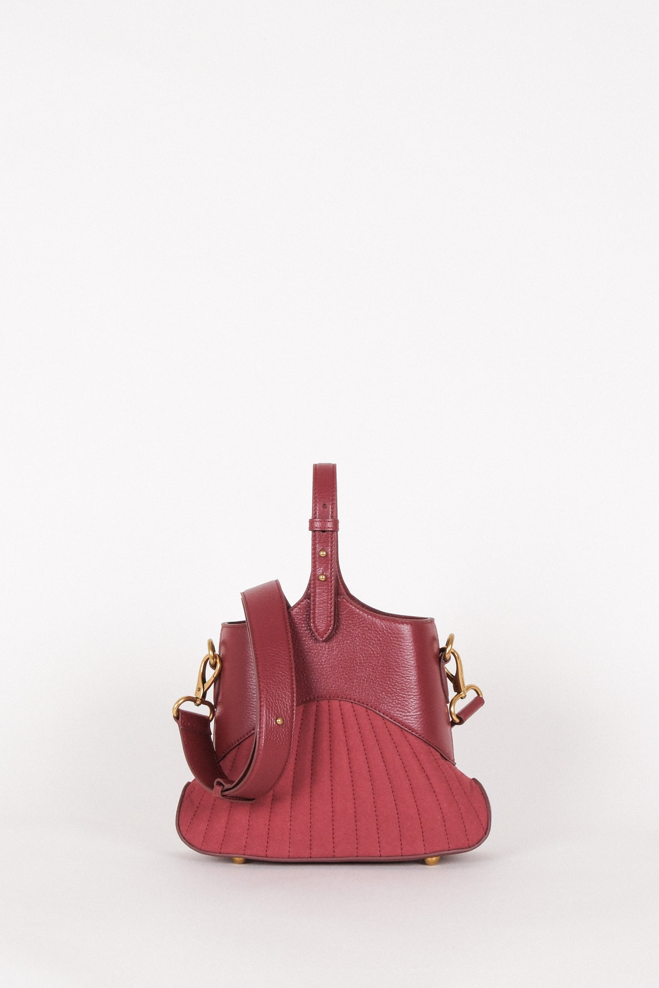 Burgundy Gallery Bag (Small)