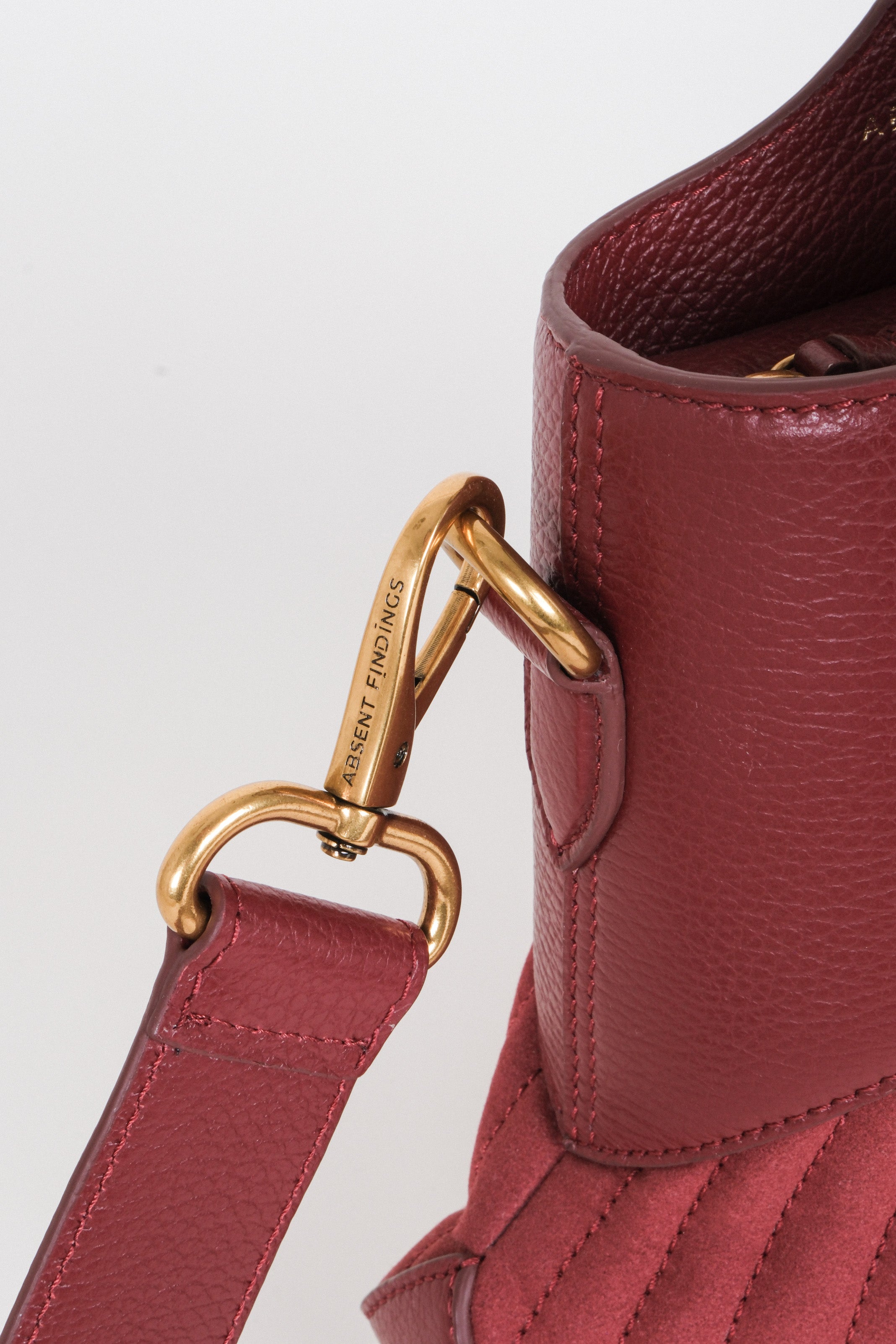 Burgundy Gallery Bag (Small)