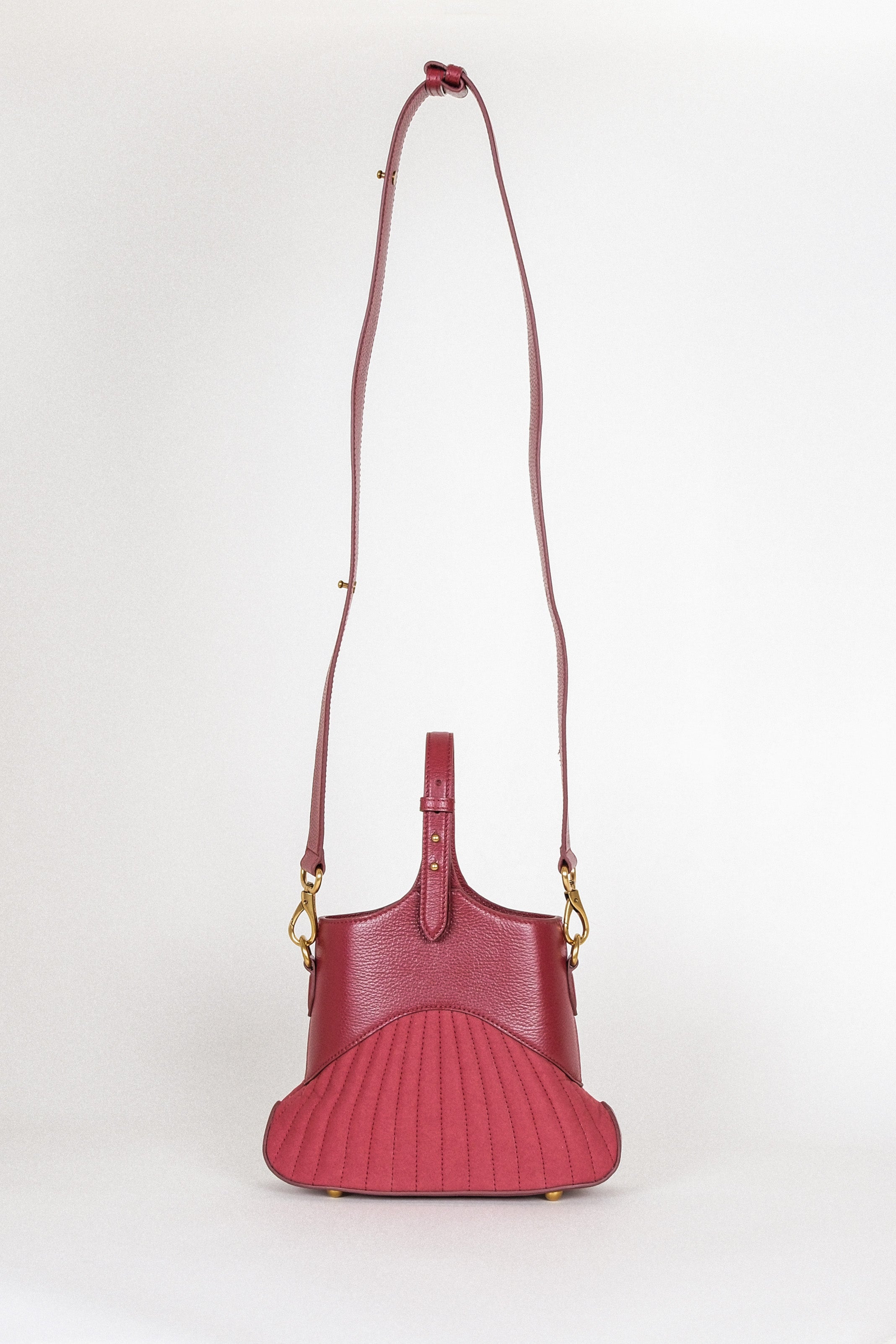 Burgundy Gallery Bag (Small)