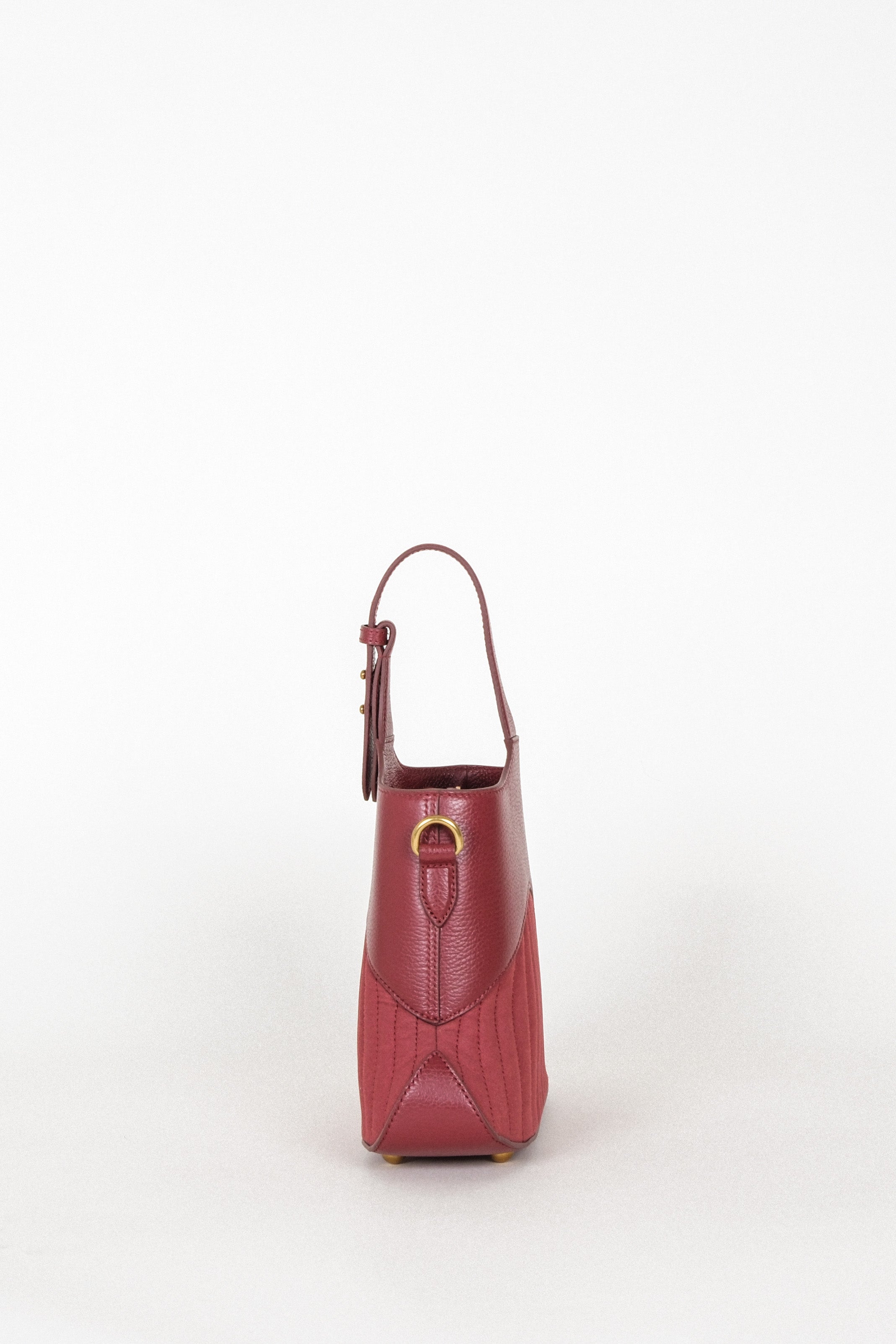 Burgundy Gallery Bag (Small)