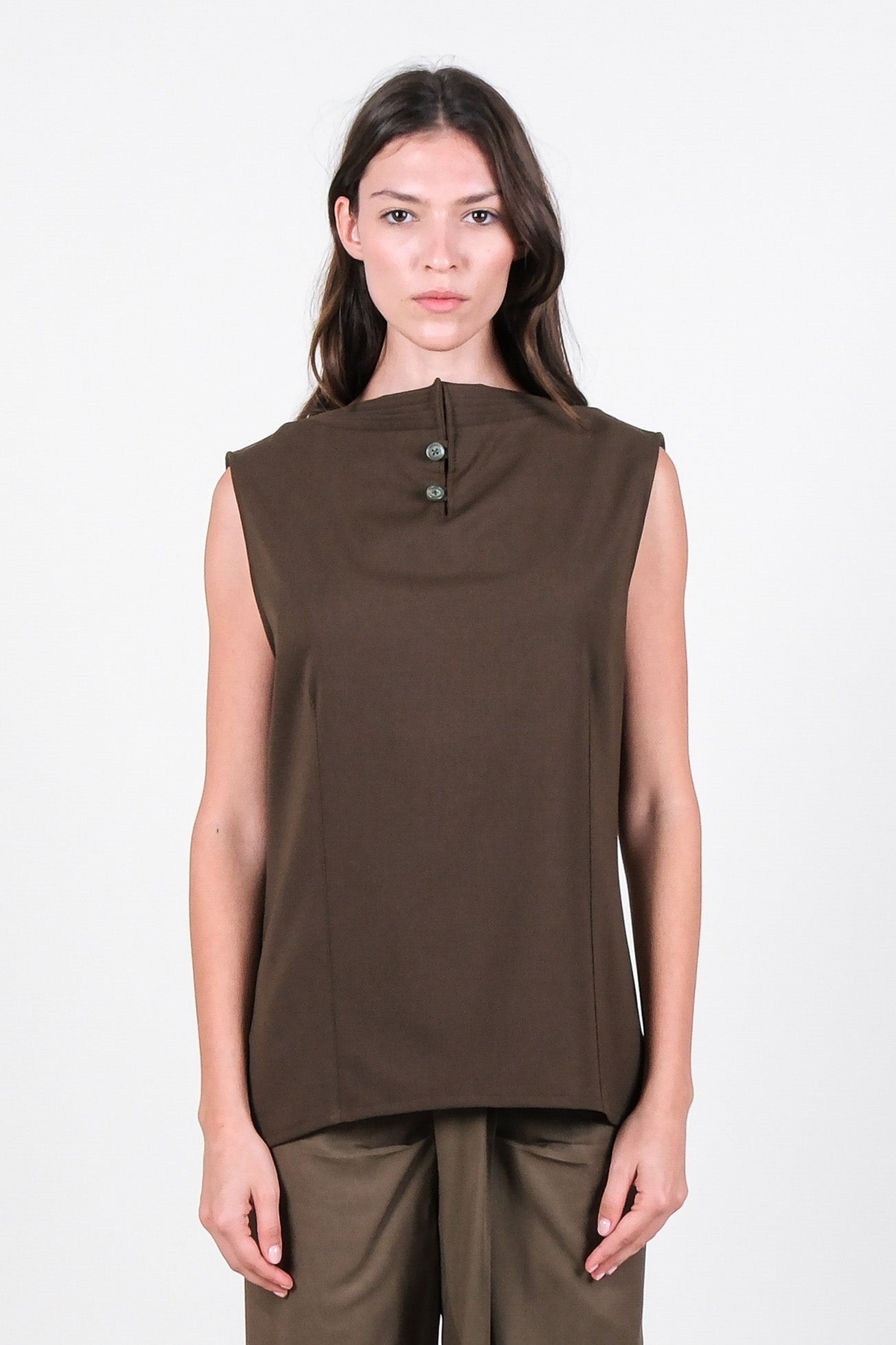 Draped Shoulder Top