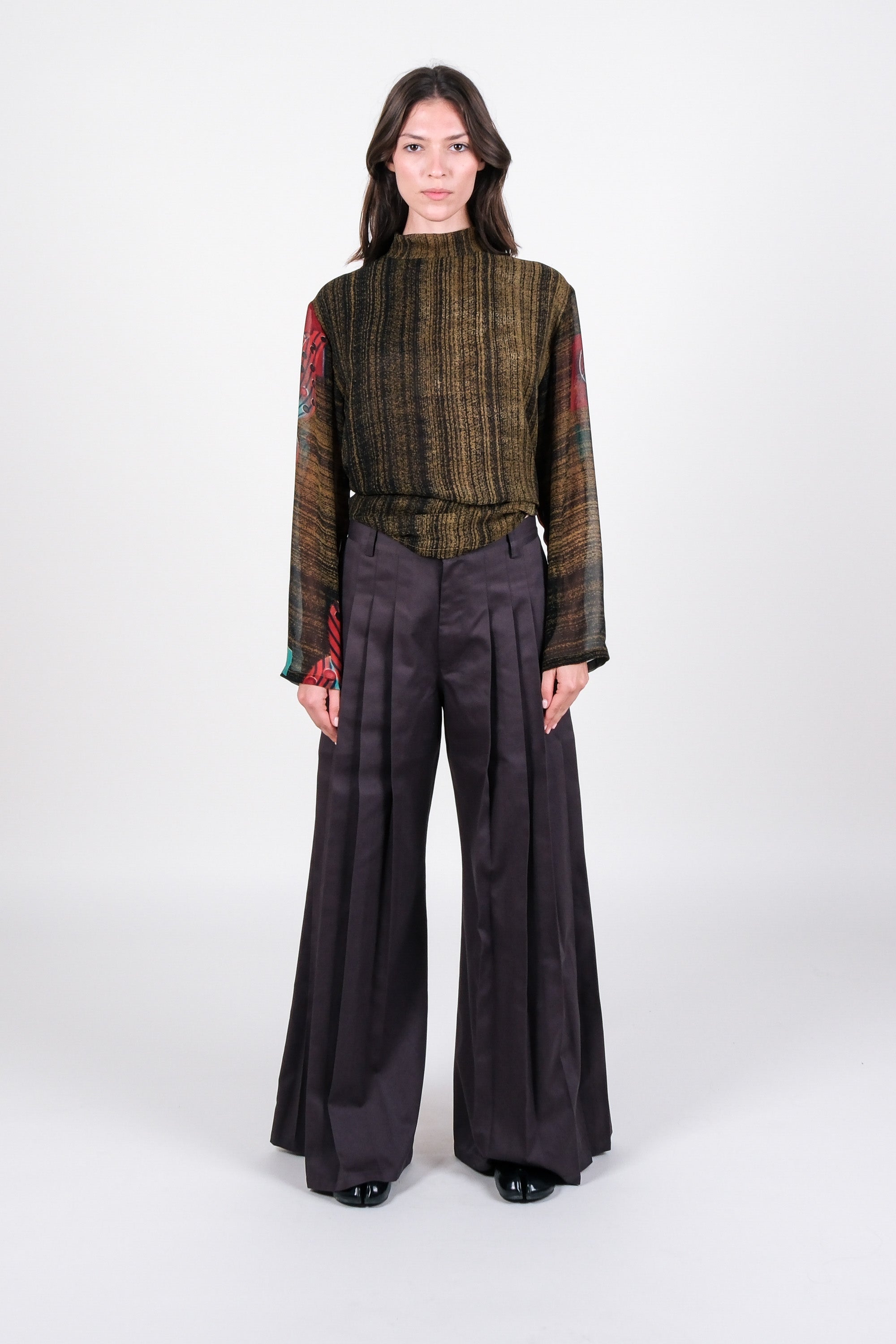 Deep Pleated Trousers