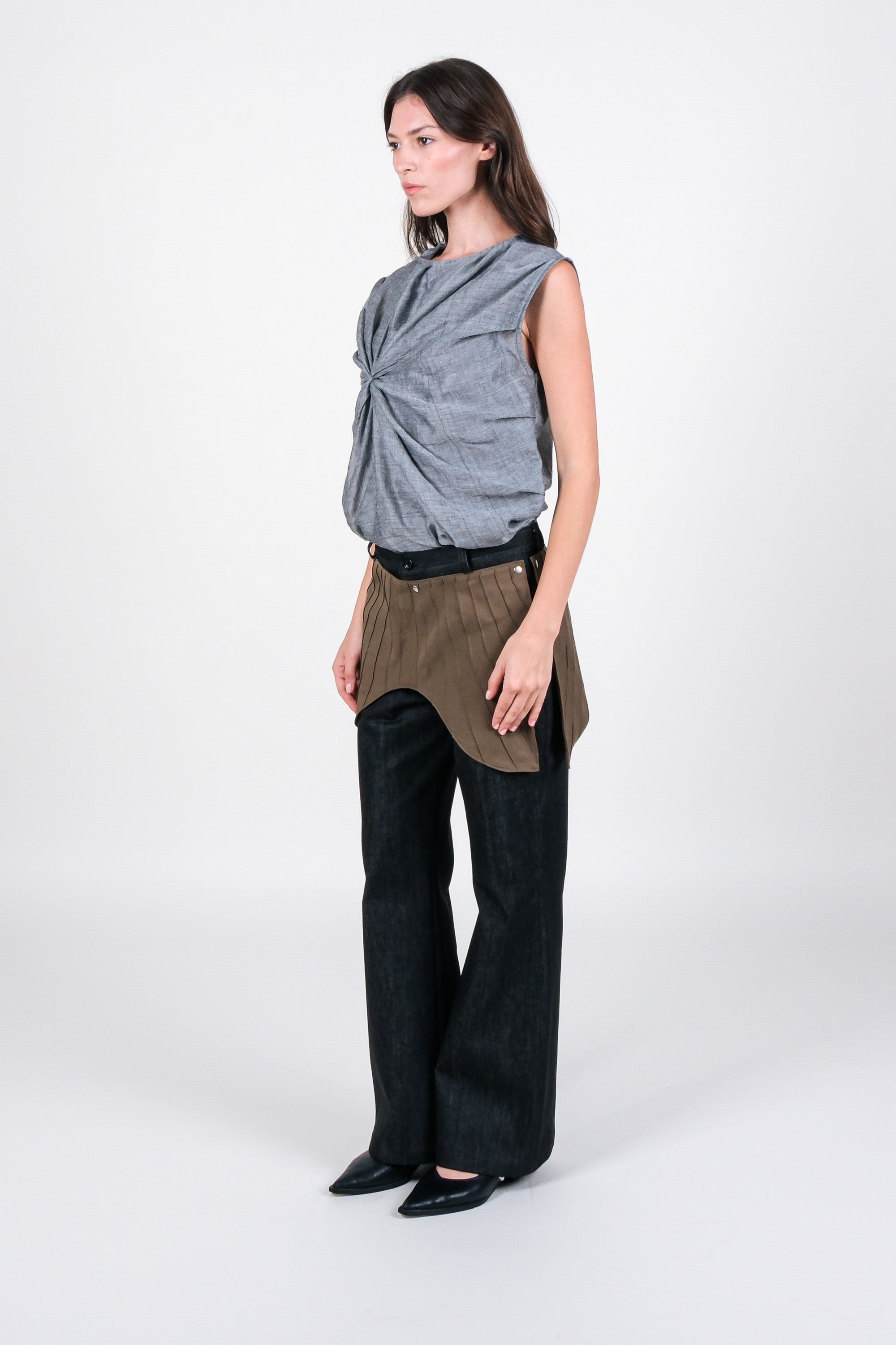 One of One Heirloom Sari Top